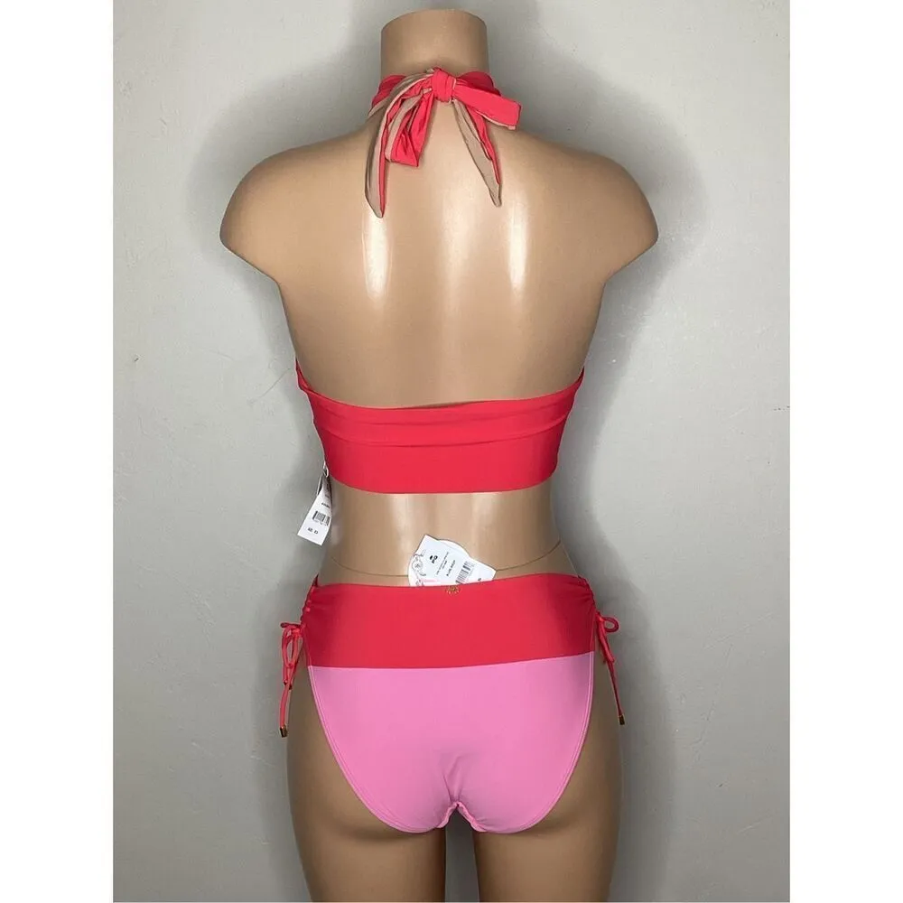 New. PQ red and pink bikini. D-top/S-bottom. Retails $154 - Image 6