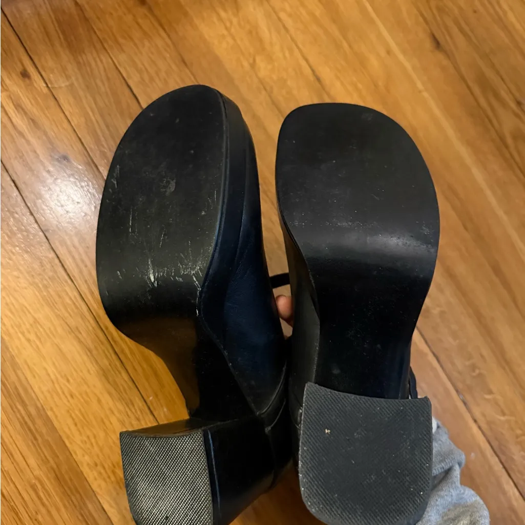 Steve Madden Black Mary Jane Platform Shoes - Image 3