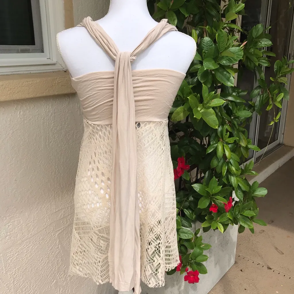 Cream off white color Elan swimsuit coverup - Image 4