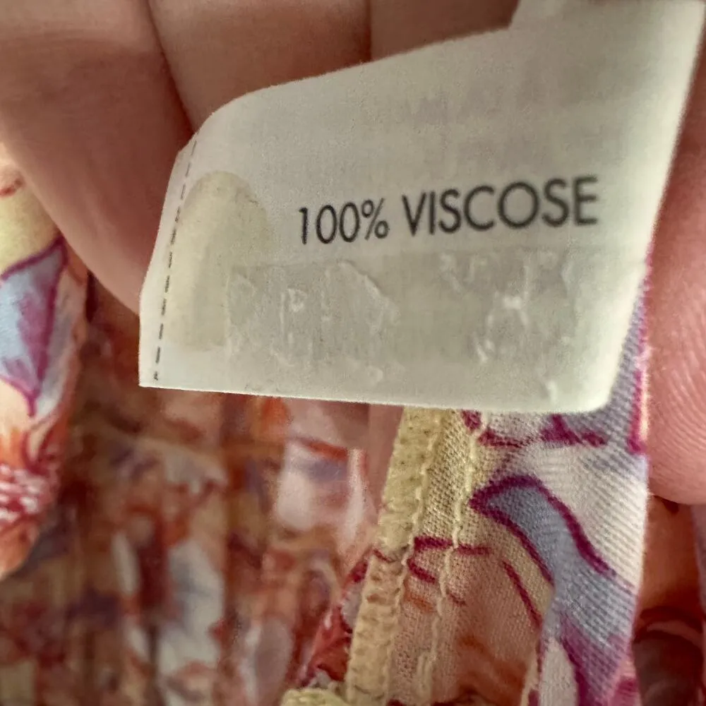 Poupette St Barth Soledad Floral Smocked Mini Dress Size Medium - Image 5