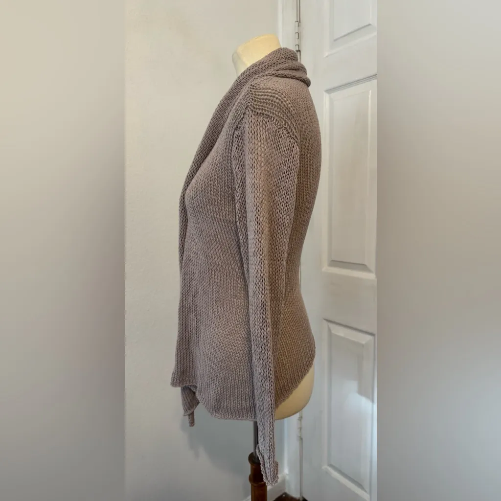 Wooden Ships Open Front Cardigan Sweater Cotton Blend Open Knit Size XS / S - Image 2