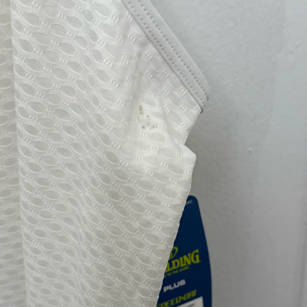 Spalding White Sleeveless Activewear Shirt Women’s Plus Size 2X New - Image 10
