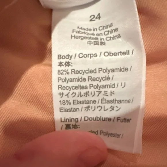 J. Crew Ruched Sweetheart‎ One Piece Swimsuit in Pink Sz 24 Plus NEW - Image 8