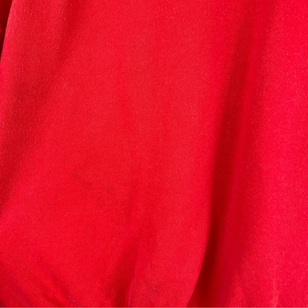 Vtg Y2K Texas Pullover Sweatshirt Sz Medium Aztec Western Red - Image 9