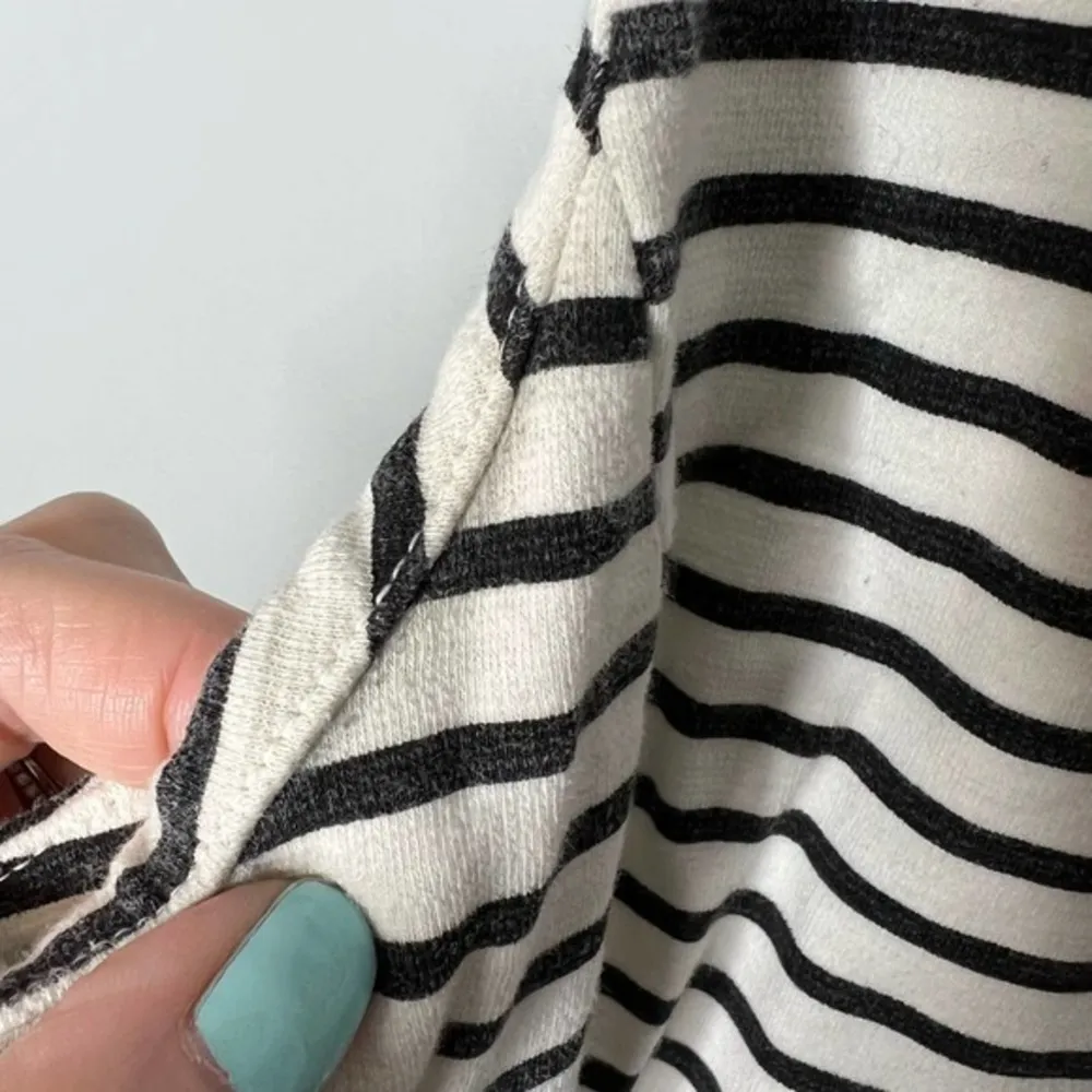 J. Crew Size medium Daybreak White Black Striped Dress Career Sleeveless #C4098 - Image 9