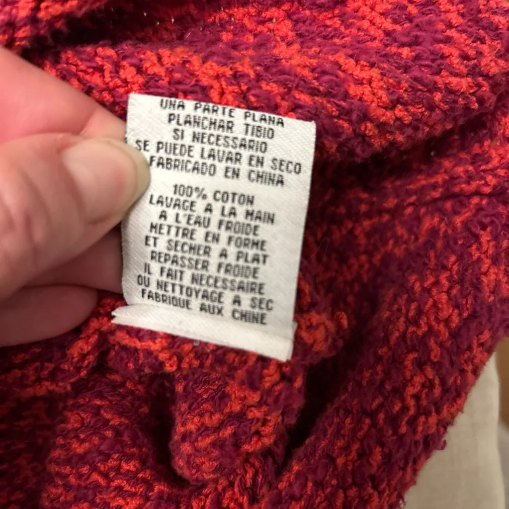 Eileen Fisher sweater womens XL marled knit sleeveless Cotton - Image 4