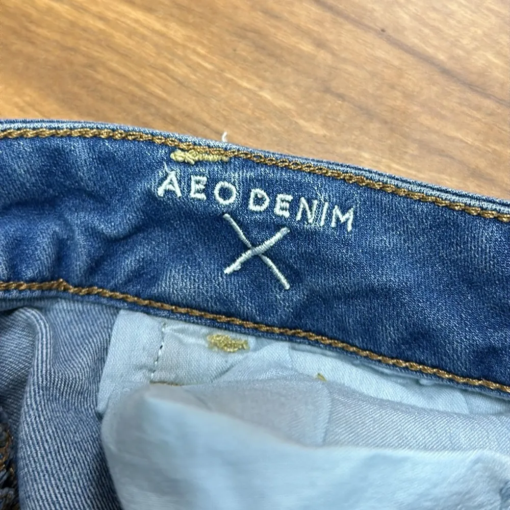 Outfitters Women's Blue Shorts Hight Rise Sz 6 Stretchy - Image 6