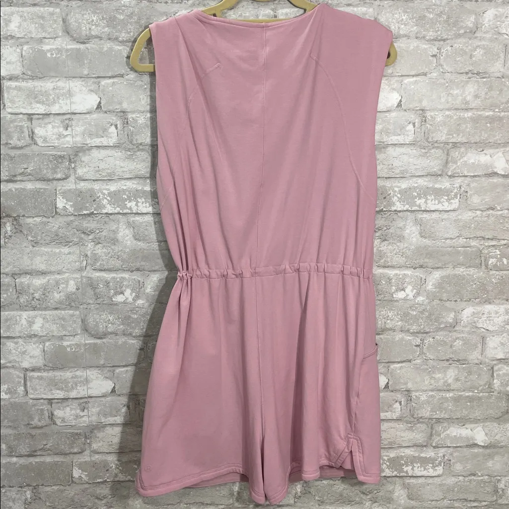 Lululemon French Terry V-Neck Romper
Pink Peony - Image 3