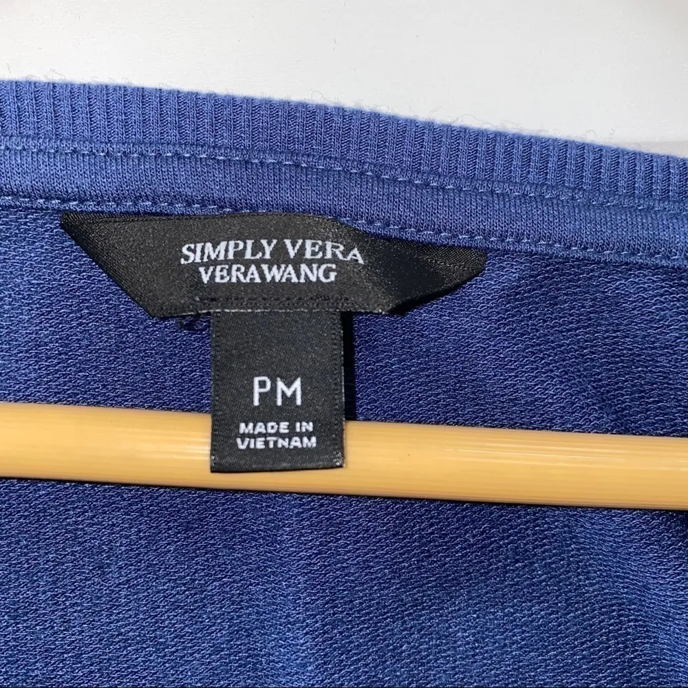 Vera Wang Simply Vera  Ruched V-Neck Top - Image 11