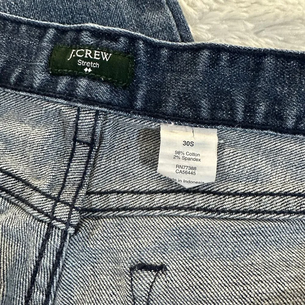 Skinny Straight Blue Jeans Womens 30 (31X30) Mid Rise Stretch Denim - Image 7