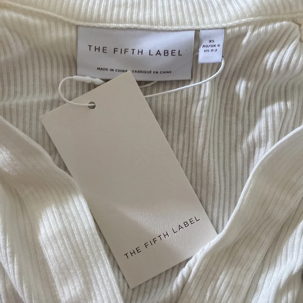 The Fifth Label  White Ribbed Dress - Image 2