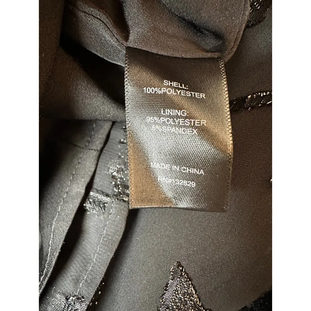 HOUSE OF HARLOW 1960 x REVOLVE Puff Sleeve Square Neck Metallic Mini Dress Small - Image 10