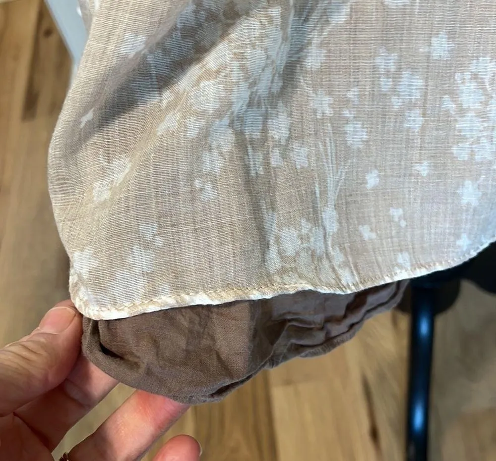 A Reve Babydoll Dress Summer Peasant Spaghetti Strap Womens Small - Image 7