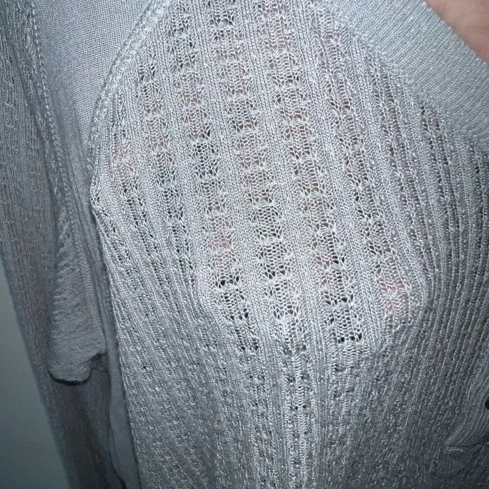 Bob Timberlake Thin Thermal Knit Henley Long Sleeve Banded Shirt - Image 4