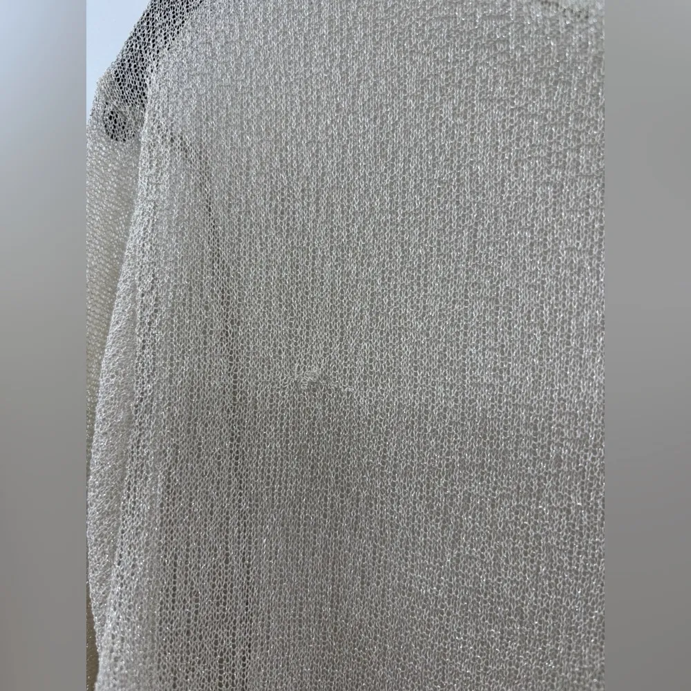 J. Crew Collection sheer metallic boatneck top - Image 6