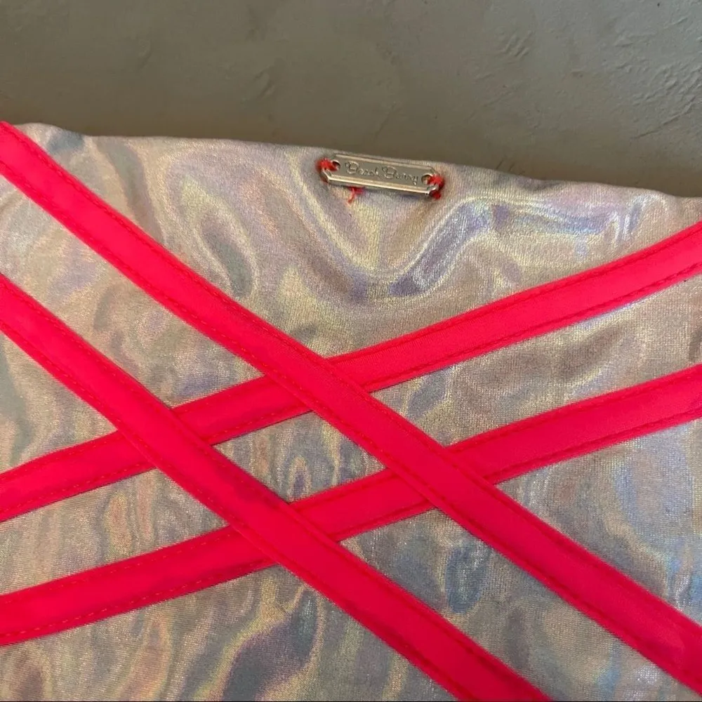 Beach Bunny‎ Blade Runner Hologram Coral Bikini Bottom - Image 4