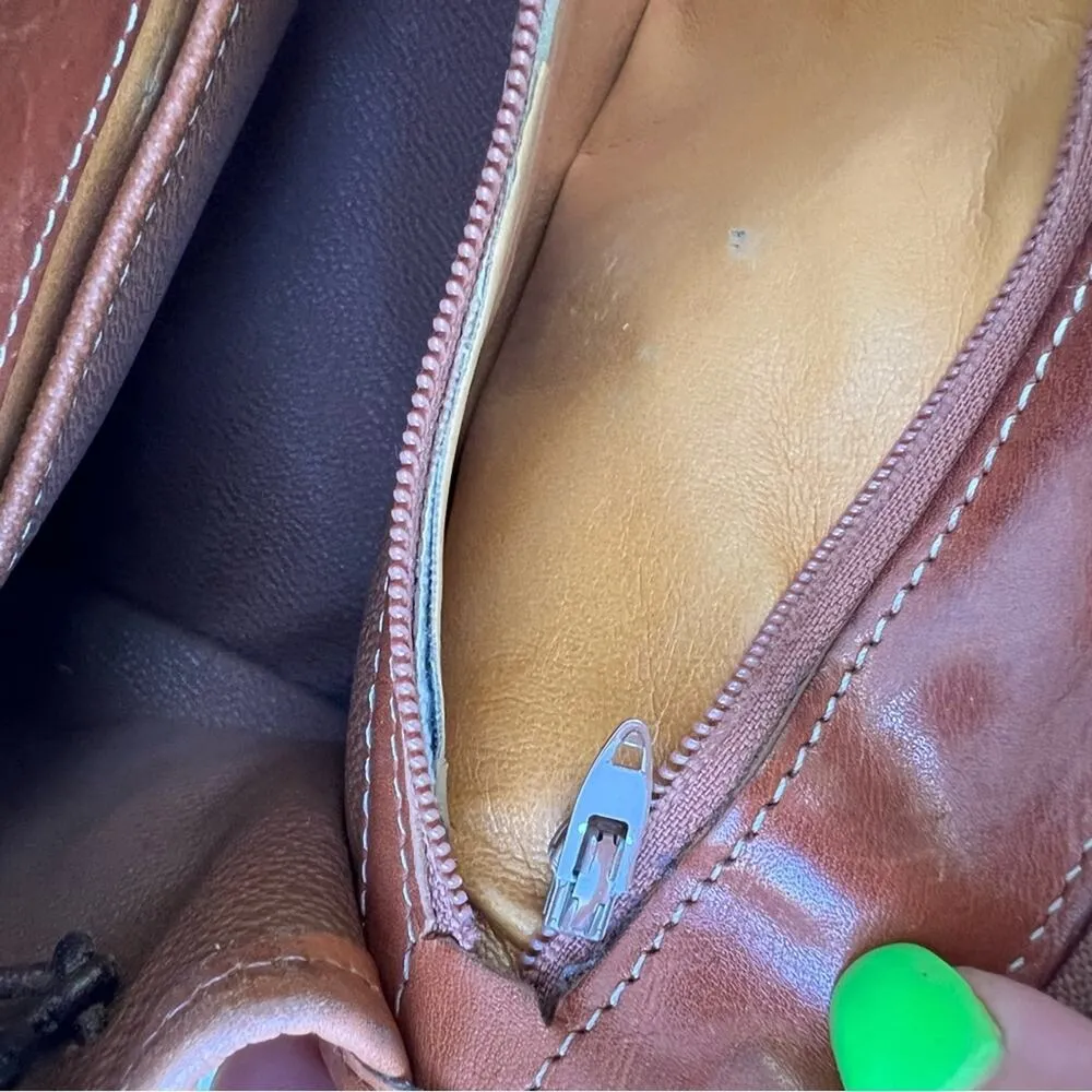 Vintage Dooney & Bourke All Weather Leather Top Handle Crossbody Convertible Bag - Image 12