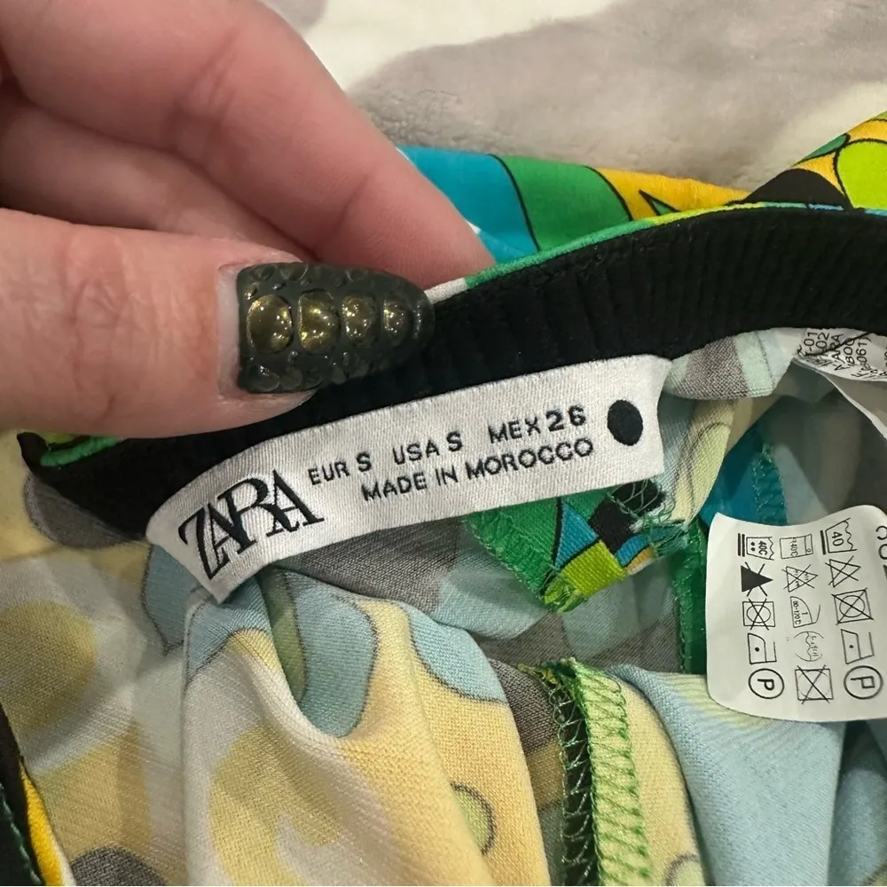 Zara retro printed maxi skirt - Image 11