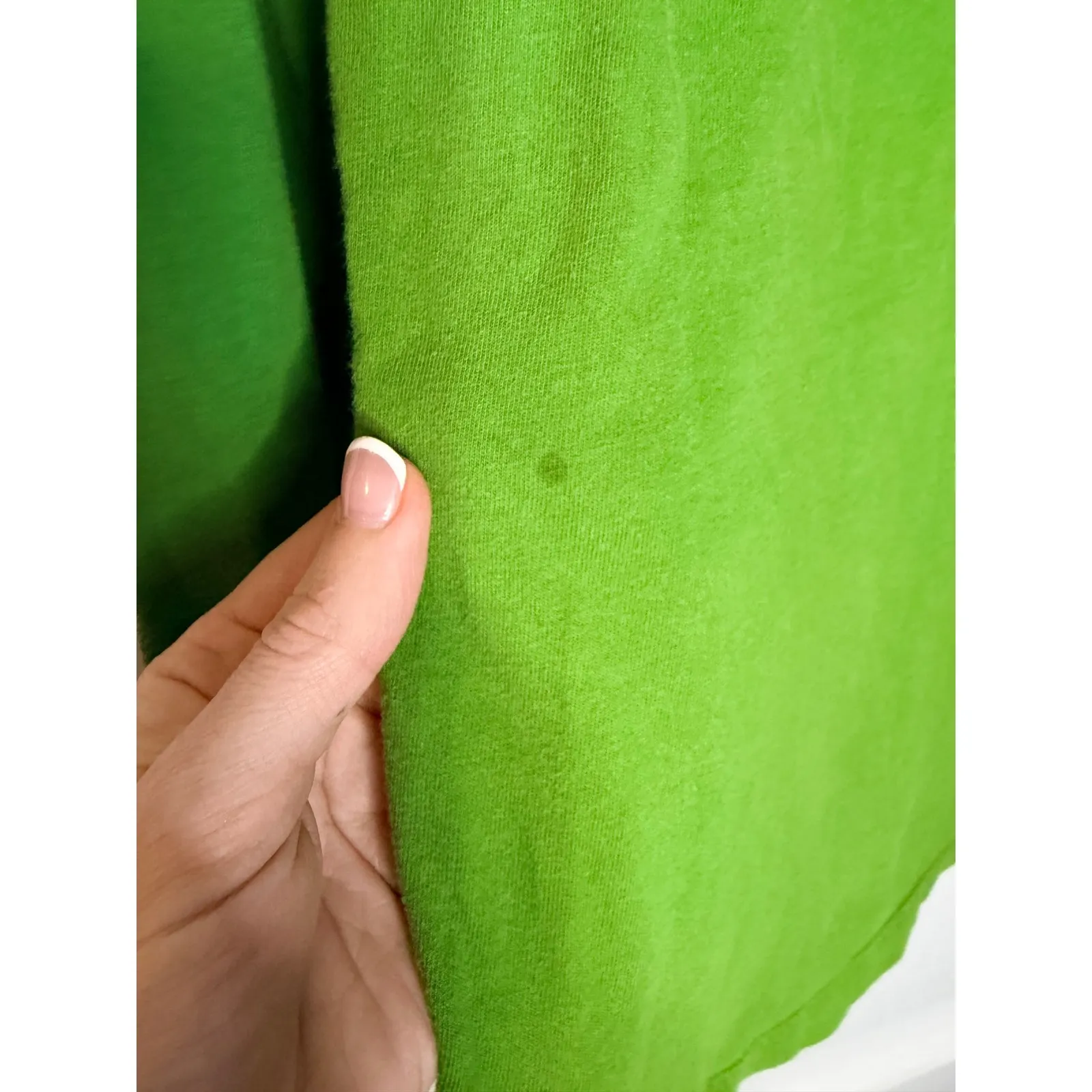 Vtg Aeropostale Long Sleeve Graphic T Shirt Green Est 1987 New York  L 80's - Image 2