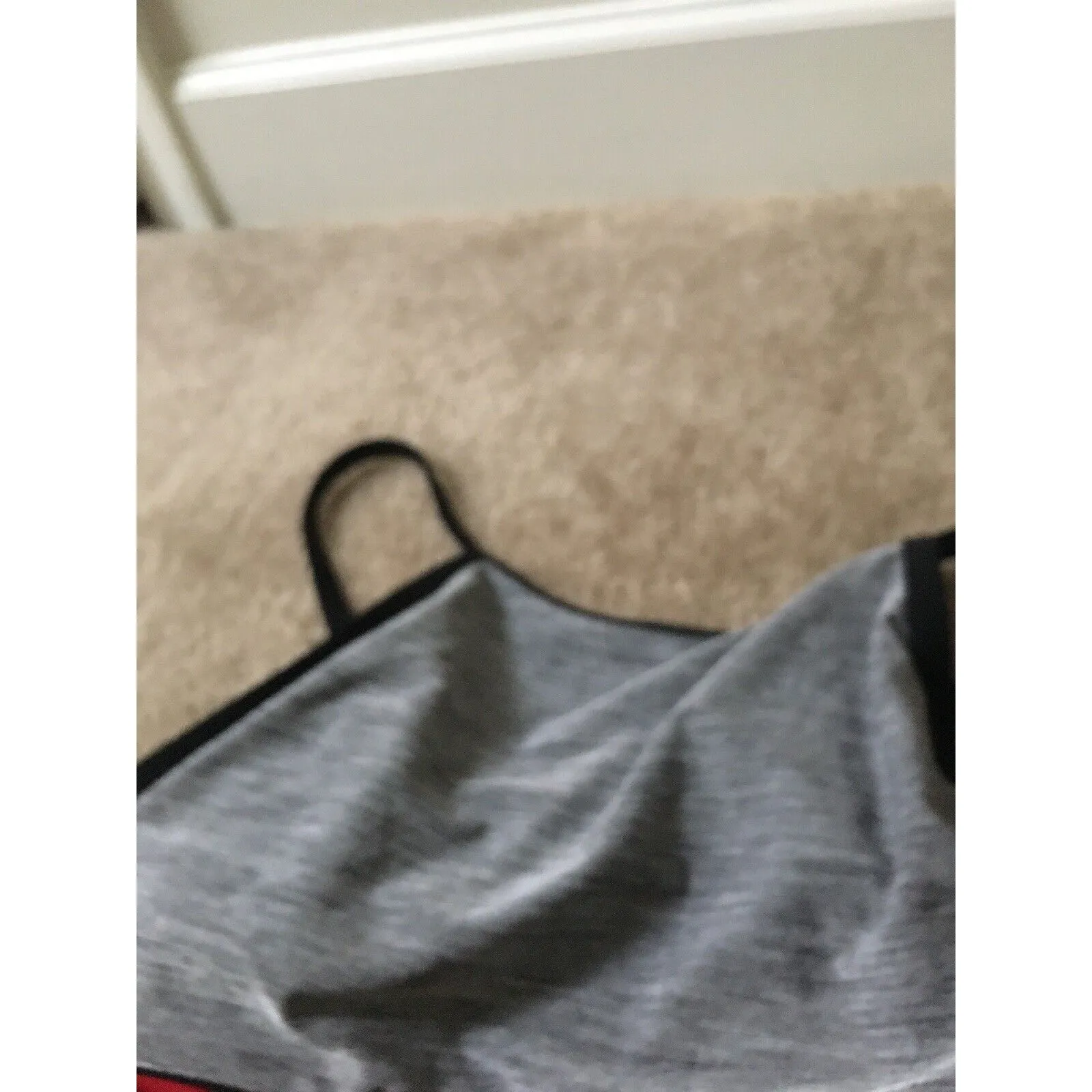 Jantzen Women's One Piece Striped Bathing Suit Swimsuit Size 10 Gray Red… - Image 5