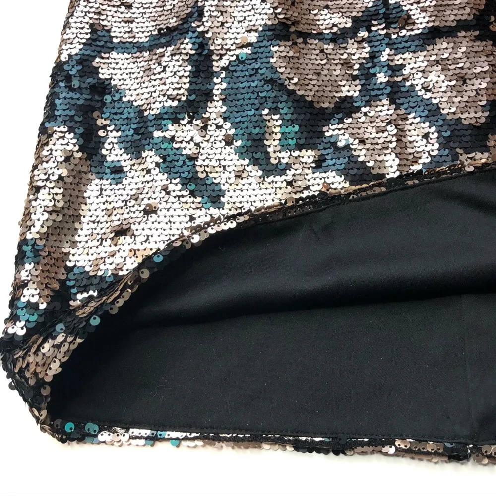 Topshop Dress Cold Shoulder Sequins - Image 7