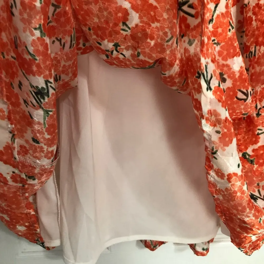 Hello Molly NWT floral open back dress never let it‎ show dress women’s size 6 M - Image 9