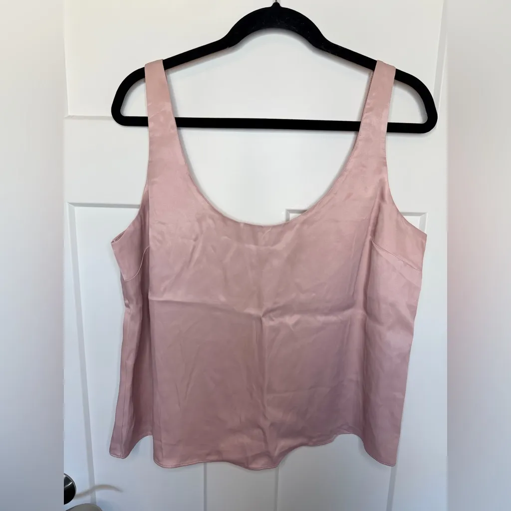 NWOT Topshop Scoop Neck Cami - Rose - Image 2