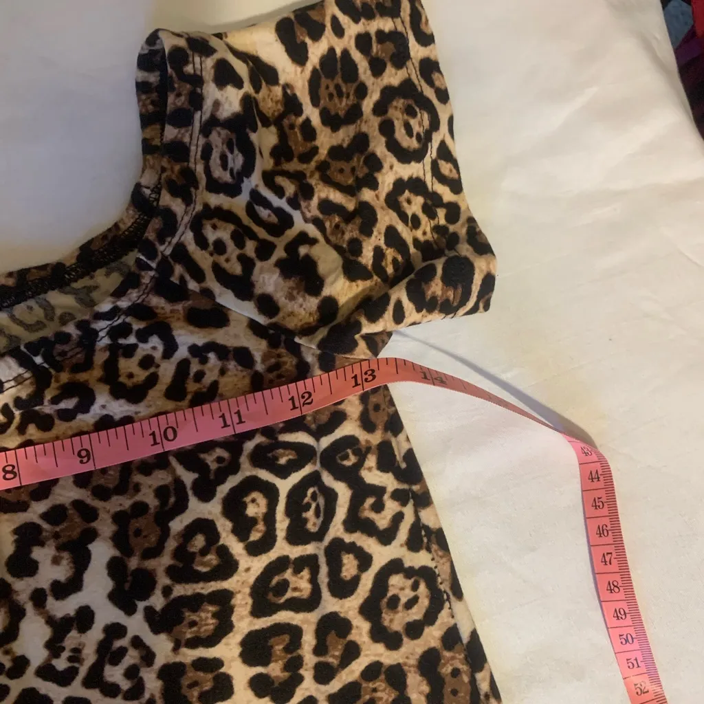 Source Unknown Leopard Print ‎ Dress Brown Size M - Image 8