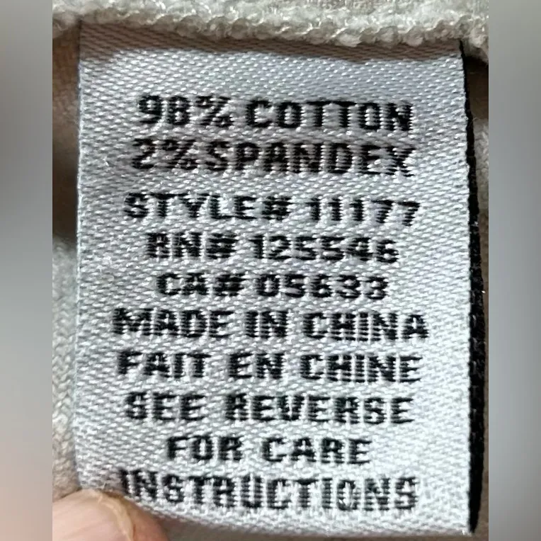 Habitat Size 10 Tan Straight Leg Raw Hem Crop Jeans - Image 3