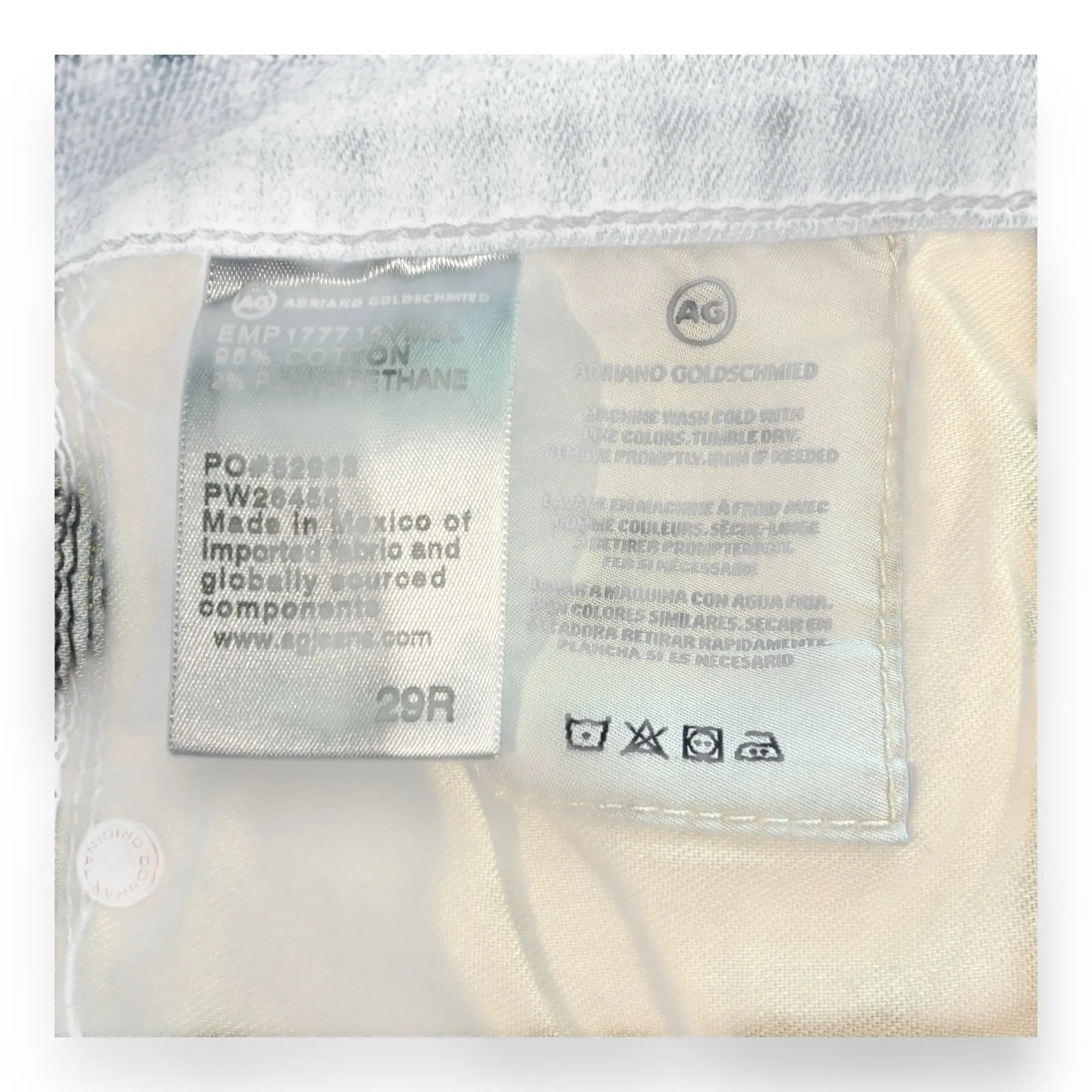 Adriano Goldschmied Ag Womens "The Farrah Skinny" High Rise Skinny Ankle Size 29 - Image 5