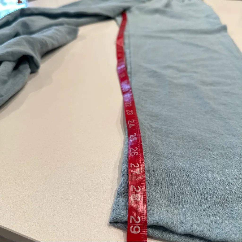 Fridaze‎ Linen Jacket and Pants Set Size Medium Blue - Image 5