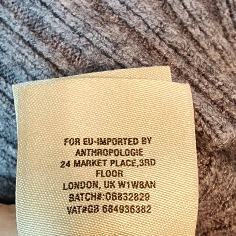 Anthropologie Moth Fireside Grey Ribbed Turtleneck Sweater Small - Image 9