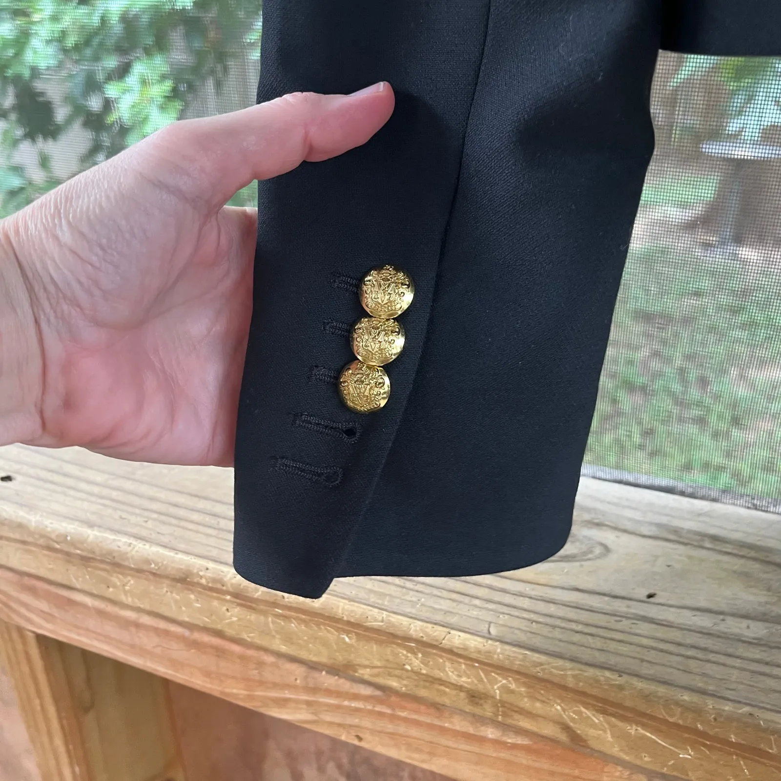 Veronica Beard Women's Black Cropped Blazer Size 4 - Image 6