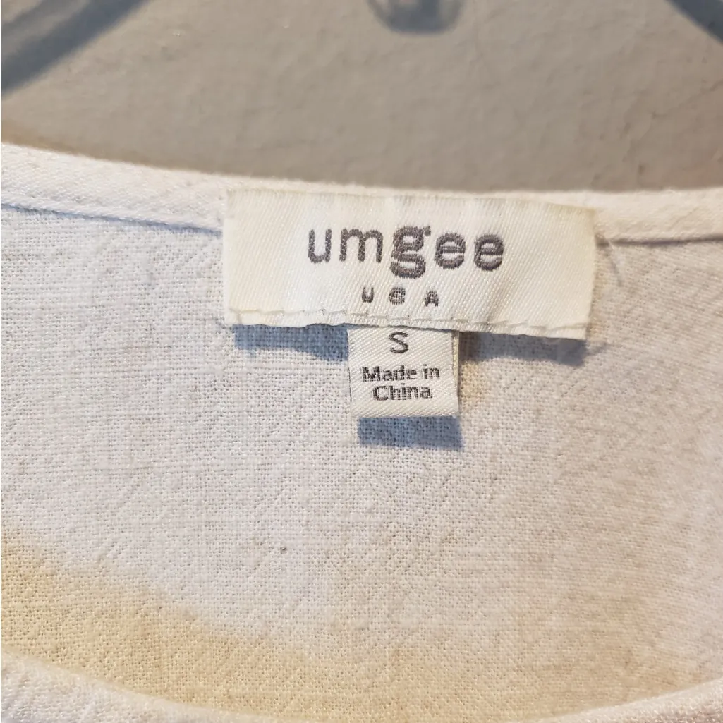 Boho Crochet Sleeve Top - Cream - Image 4