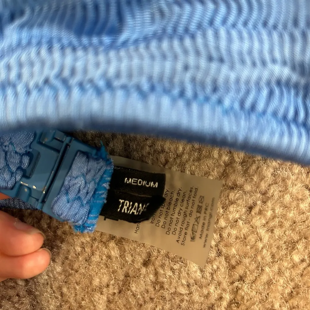 Triangl Aster Balearic Bikini Top Medium Blue - Image 4