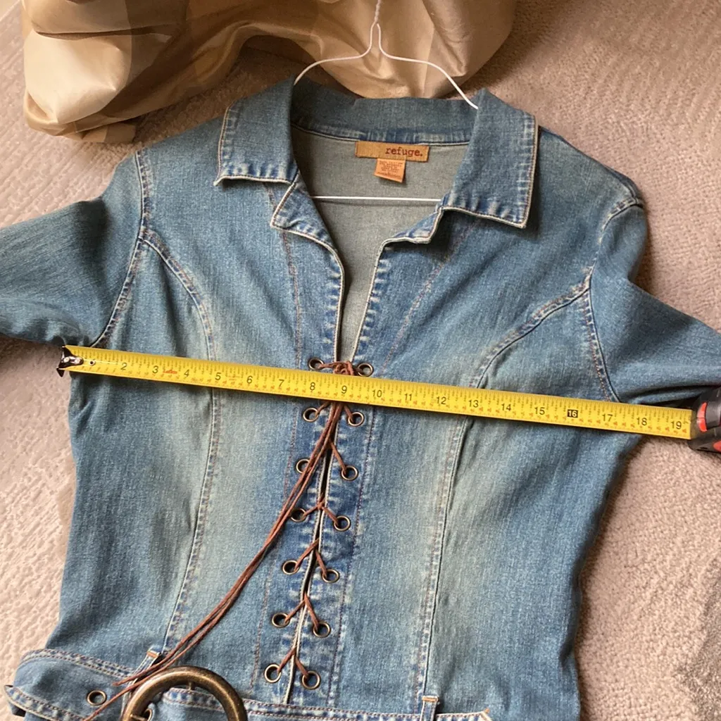 Precious Vintage denim, drop waist dress - Image 7