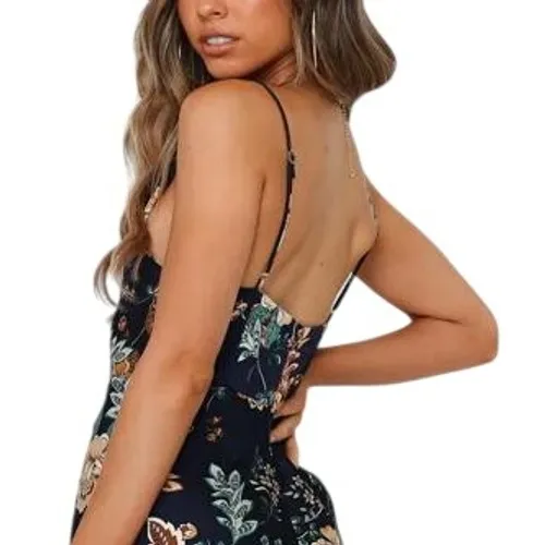 Hello Molly Atlas Maxi Dress Women's 4 Navy Floral‎ Feminine Dainty Lightweight - Image 4