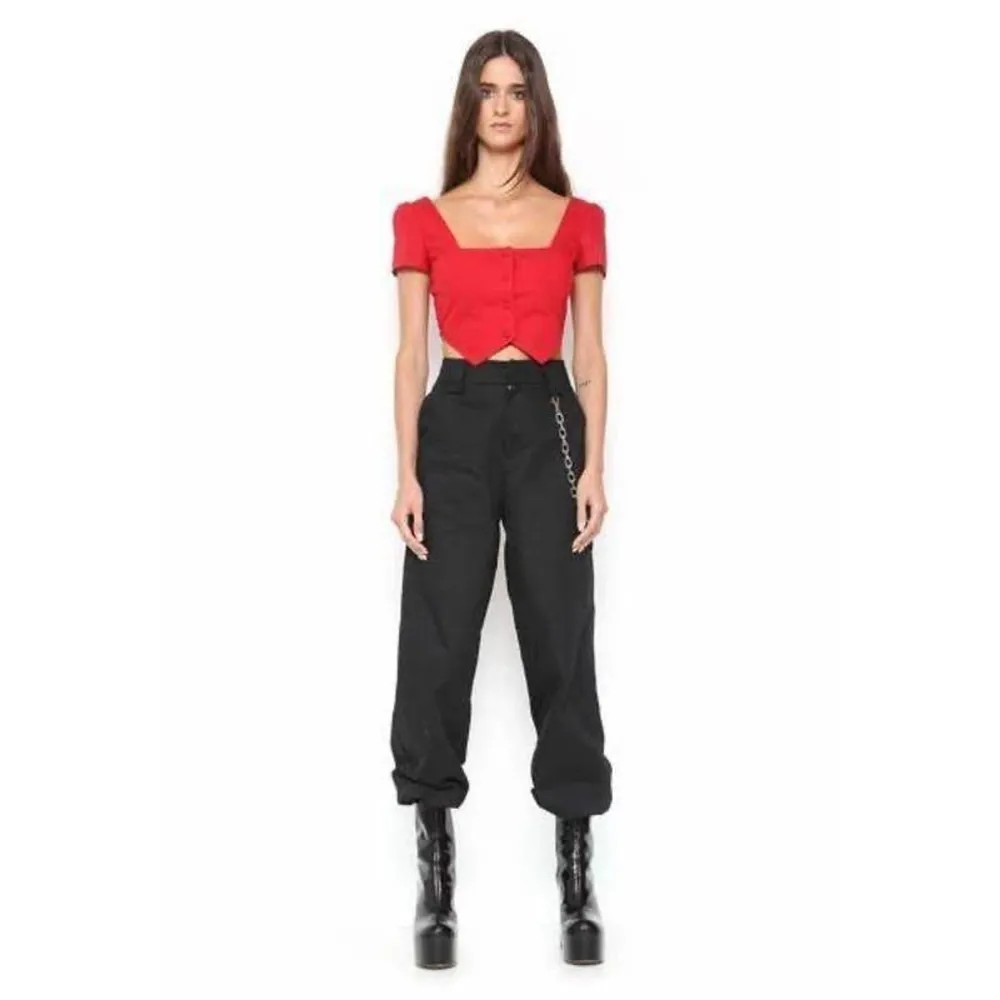 I.AM.GIA Black Parachute Jogger Pants Size S - Image 8