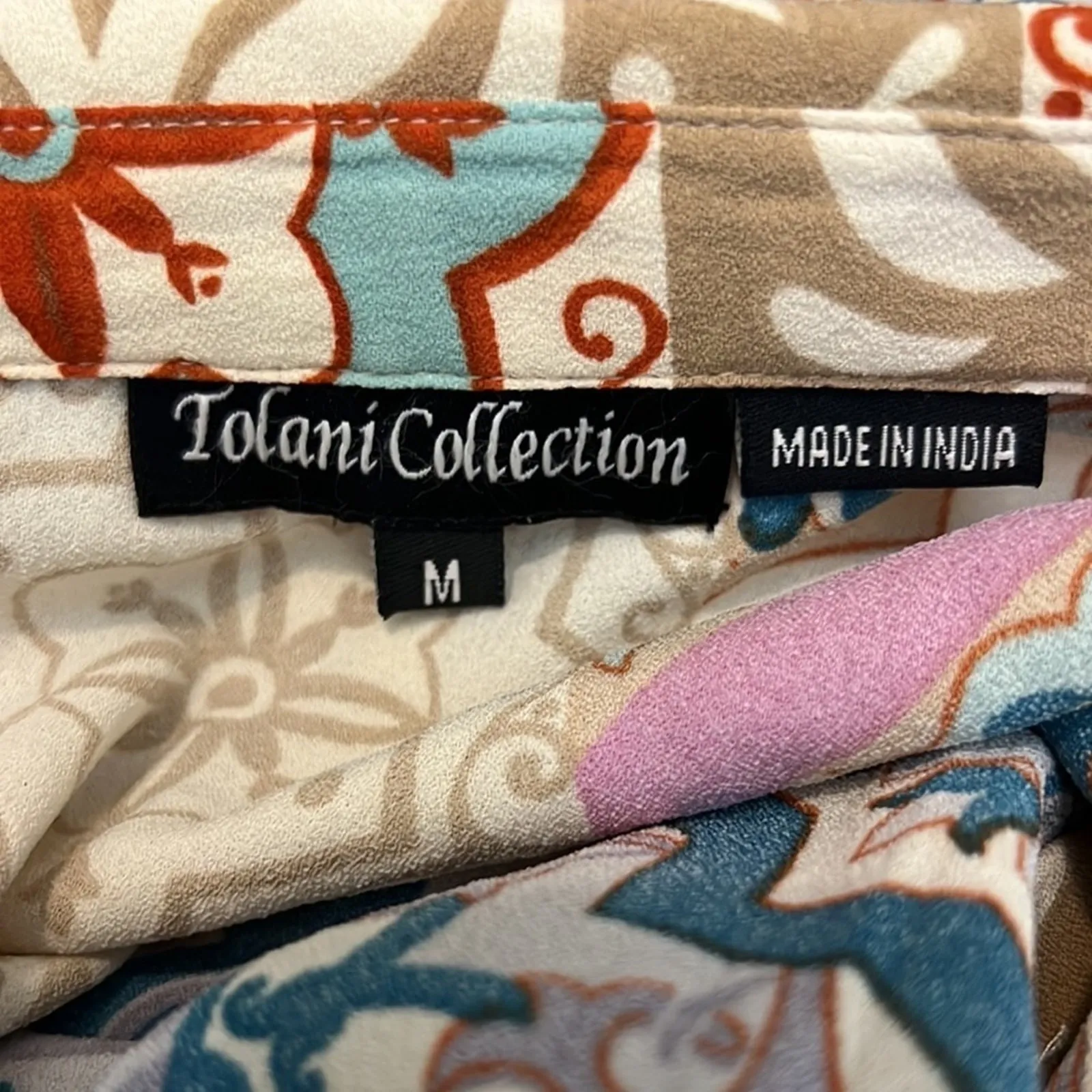 Tolani Zadie Notched Collar Top & Relaxed Fit Pant 2 Piece Pajama Set - Image 9