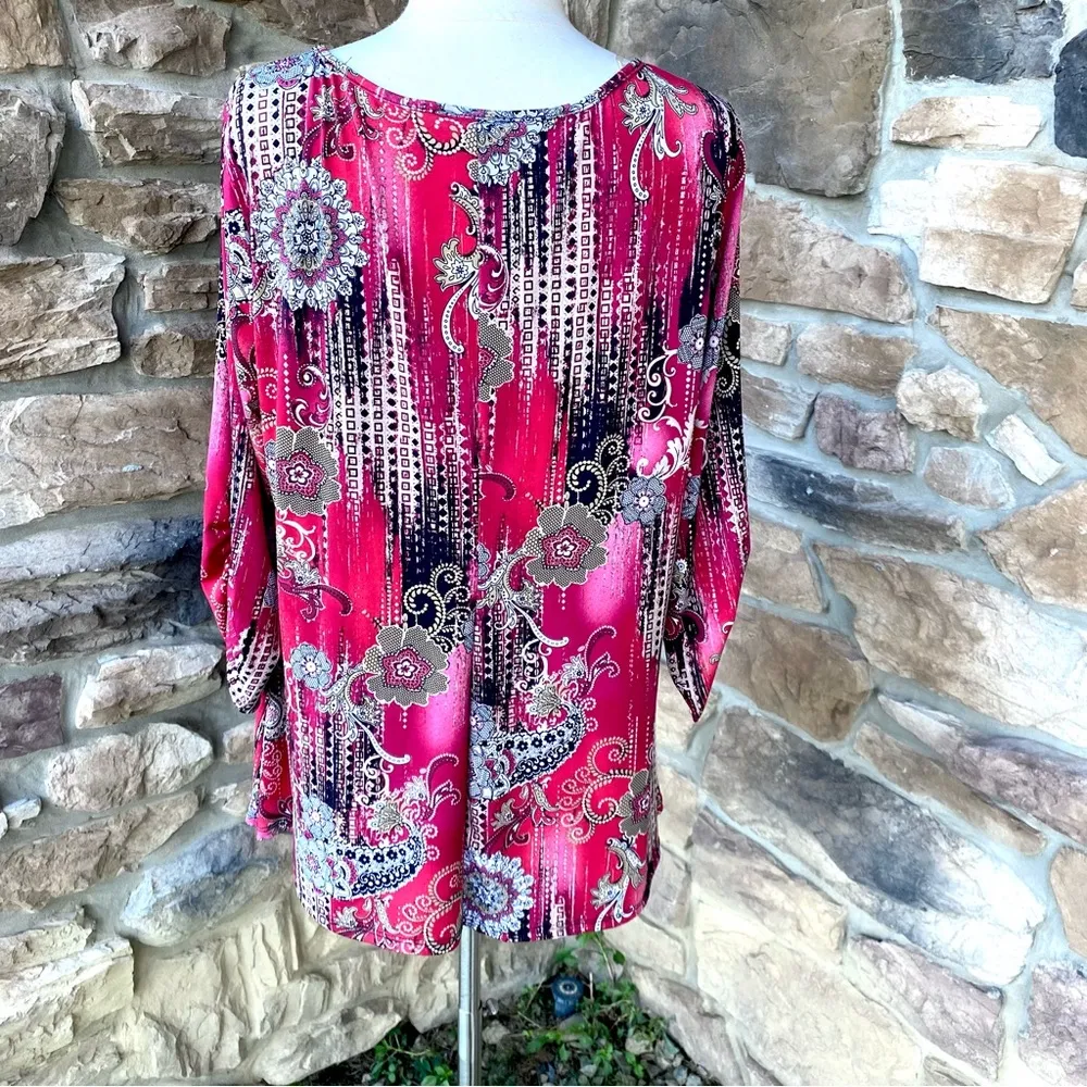 Dress Barn Asymmetrical Tunic Plus Size Top - Image 11