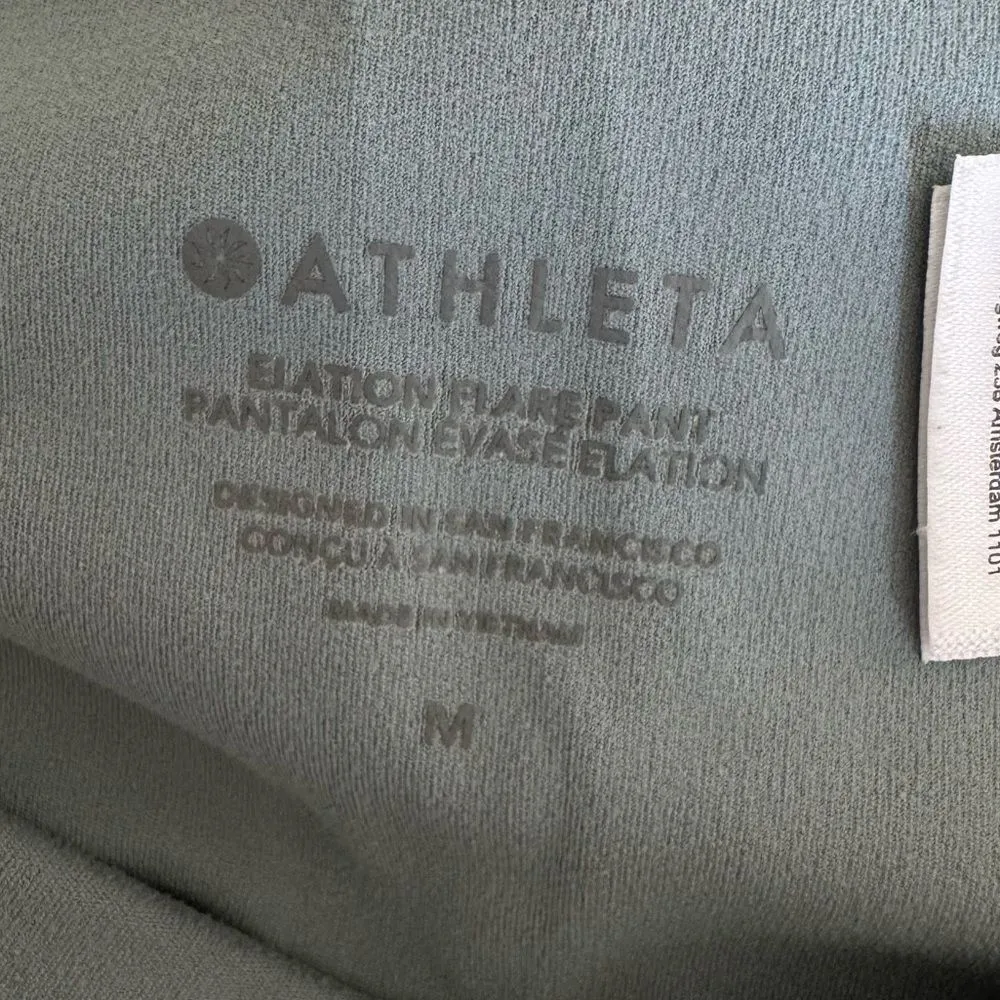 Athleta Elation Flare Pant 981683 - Minimalistic Grey Yoga Stretch Size Medium - Image 10