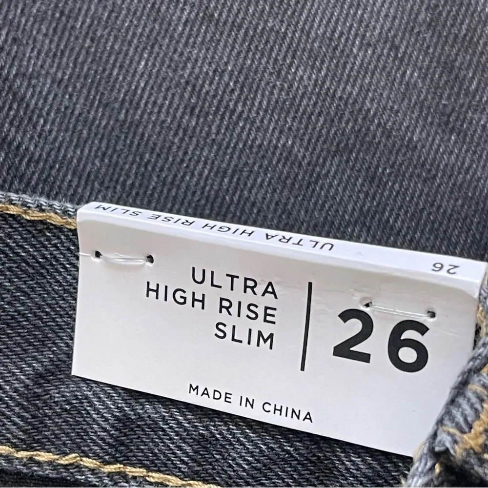 PacSun Women’s Eco Colorblocked Ultra High Waisted Slim Fit Jeans Size 26 Cotton - Image 11