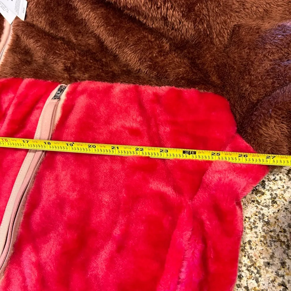 Marlene Sherpa Fuzzy Fur Jacket Size Medium NWT - Image 11