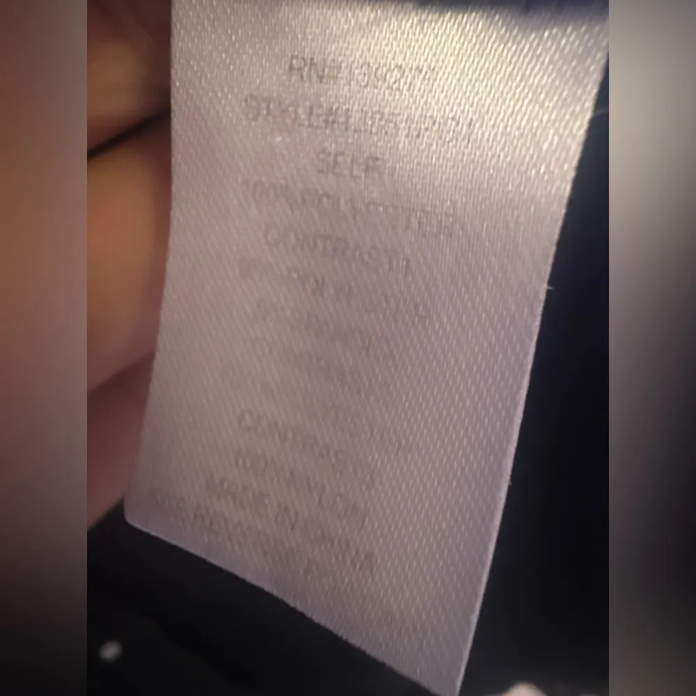 Top daniel rainn sleeveless black/flowery/ lace blouse S Button Down Floral - Image 7