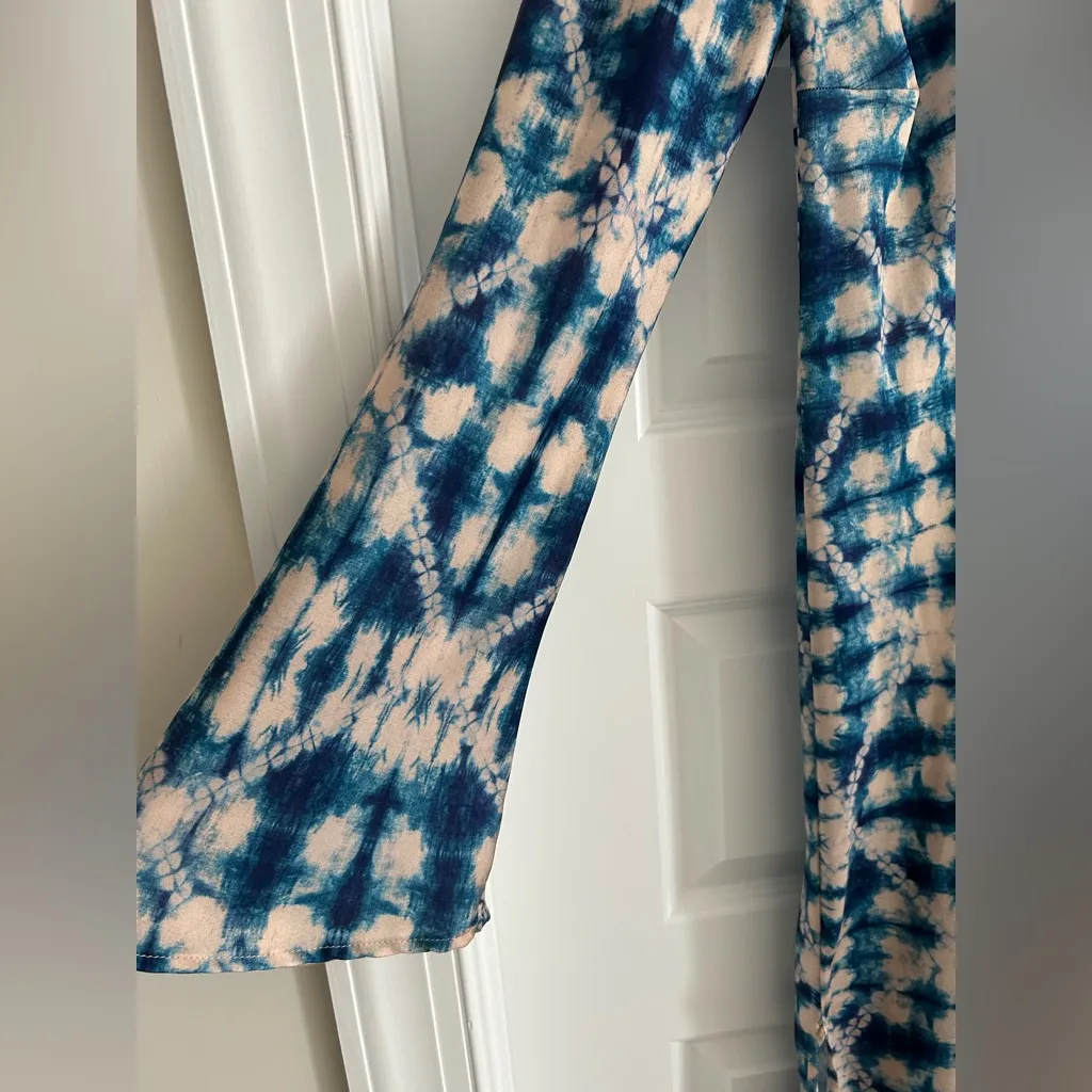 Skatie Indigo Maxi Dress Blue Cream Size S - Image 9