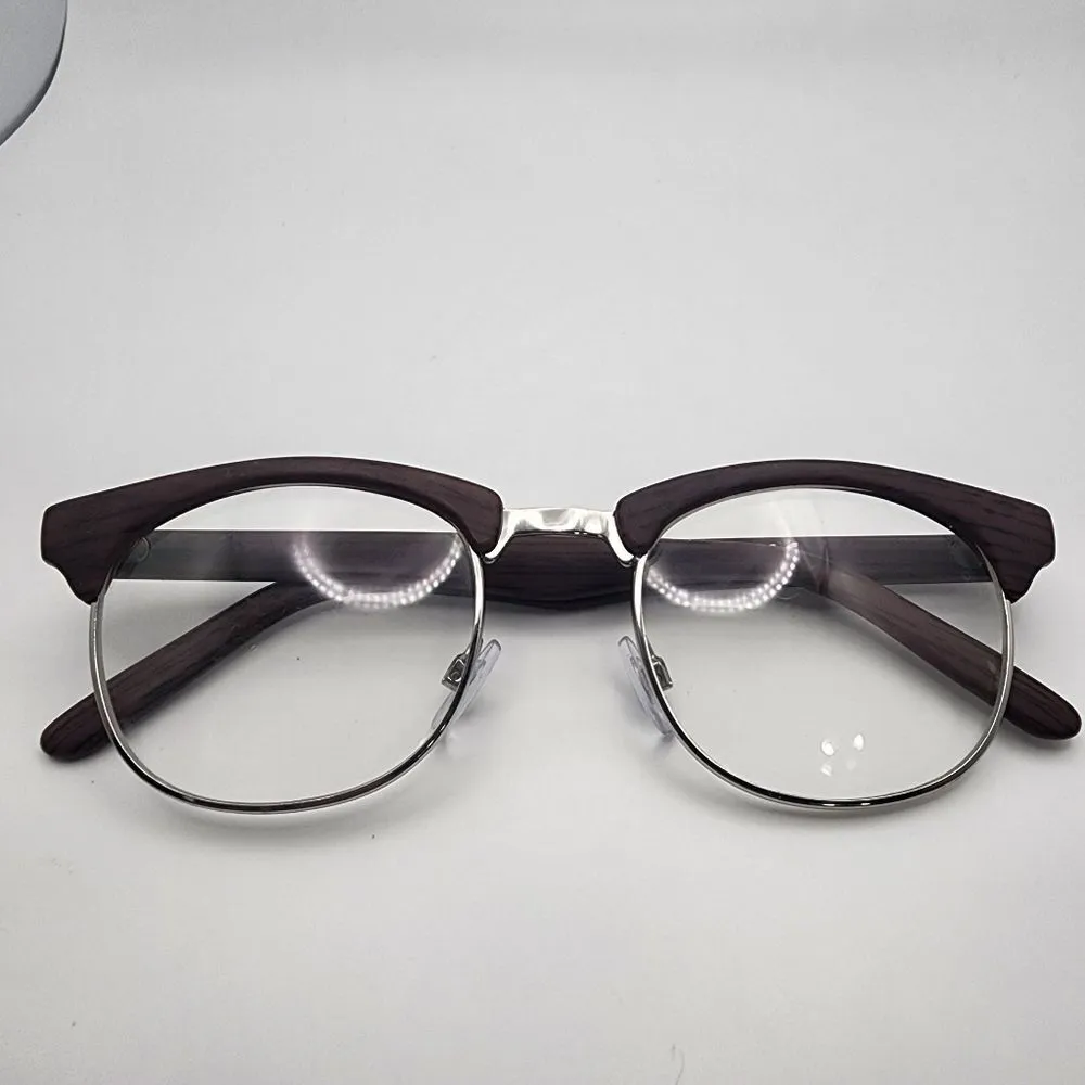 H&M Brown Faux Wood Glasses - Image 2