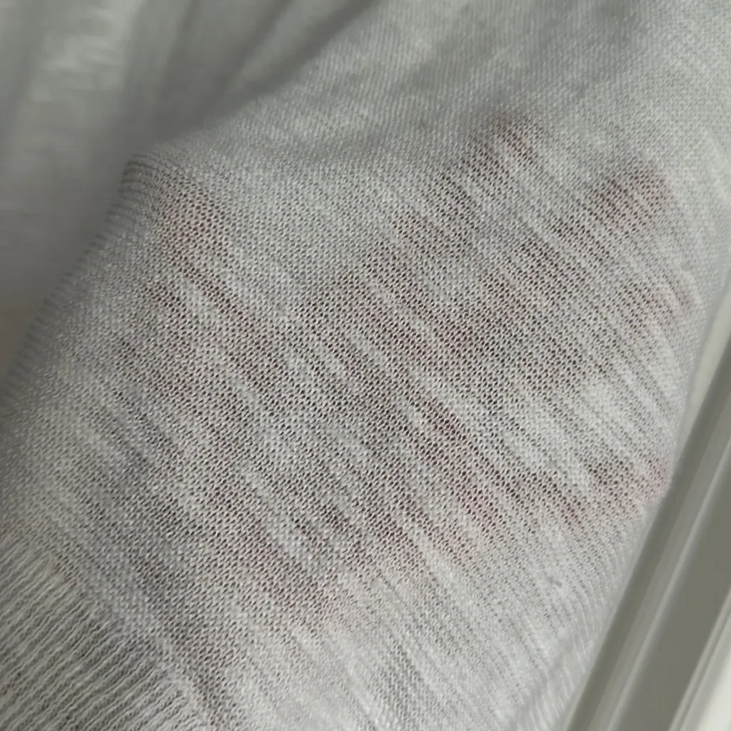 EF oversized V  neck slub shirt - Image 2