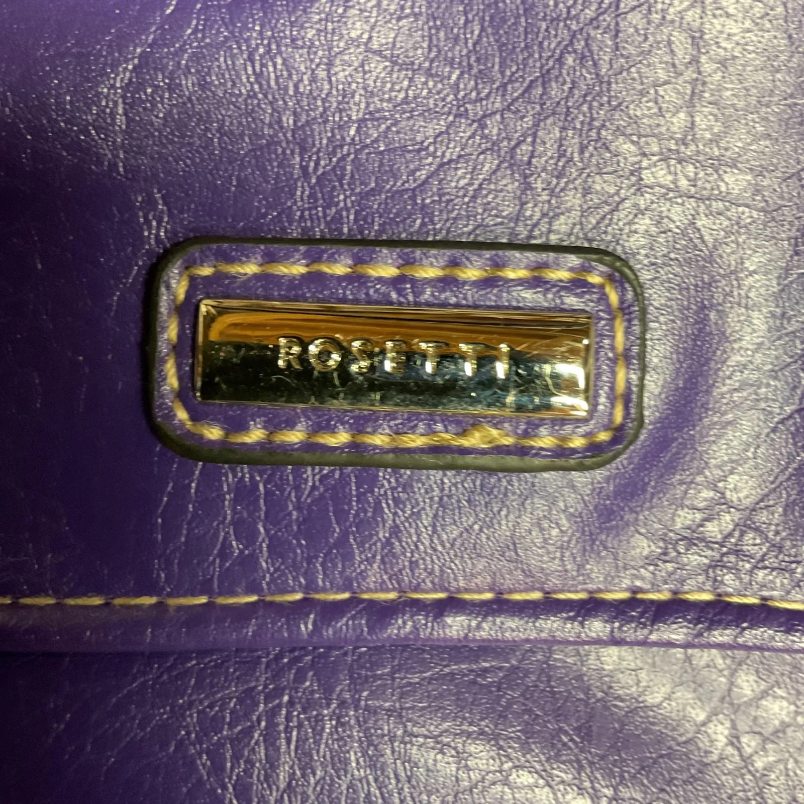 Rosetti Women's Adjustable Strap Lightweight Crossbody Purse Purple Jam One Size - Image 11