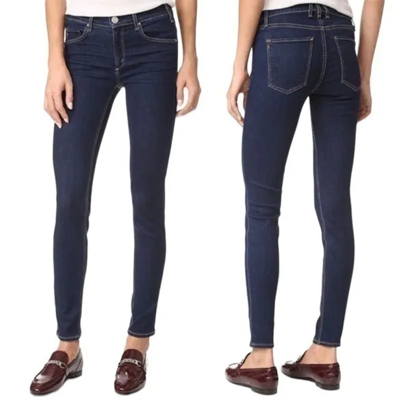 McGuire Denim Women’s Size 28 Dark Blue Wash 15 Newton Skinny Mid Rise Jeans - Image 2