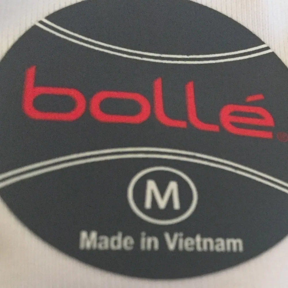 🆕 Bollé cap sleeve tennis top white blue gray scoop neck pullover medium - Image 6